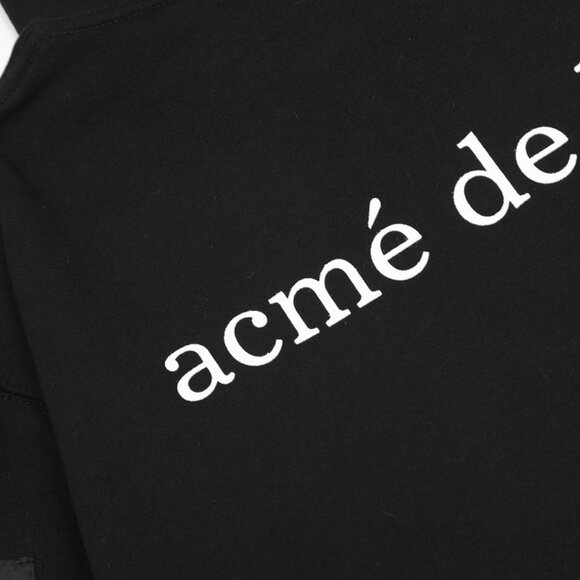 Kids Black Hooded Sweatshirt With Print Acme De La Vie - Picture 8 of 8